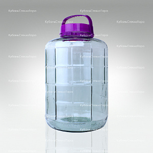 Бутыль (банка) стеклянный "фиолетовая" 20 л оптом и по оптовым ценам в Красноярске