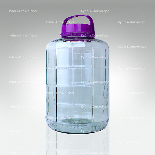 Бутыль (банка) стеклянный "фиолетовая" 20 л оптом и по оптовым ценам в Красноярске