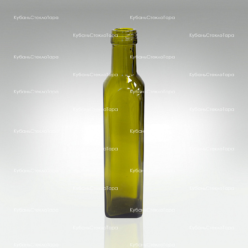 Бутылка 0,250  (31,5)"MARASCA" оливковая стекло оптом и по оптовым ценам в Красноярске