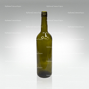 Бутылка 0,750 Бордо оливковая ВИНТ(30) стекло оптом и по оптовым ценам в Красноярске