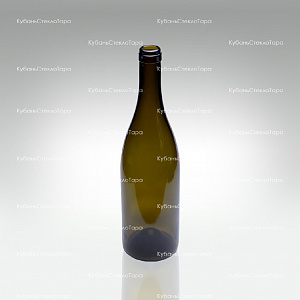 Бутылка 0,750 Бургундия оливковая (20/21/23) стекло оптом и по оптовым ценам в Красноярске
