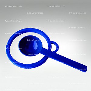 Кольцо и ложка на банку синие (82) оптом и по оптовым ценам в Красноярске