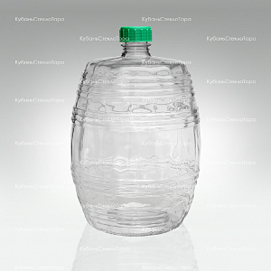 Бутыль 10,0 л Бочонок (прозрачный) стеклянный оптом и по оптовым ценам в Красноярске