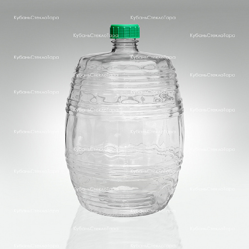 Бутыль 10,0 л Бочонок (прозрачный) стеклянный оптом и по оптовым ценам в Красноярске