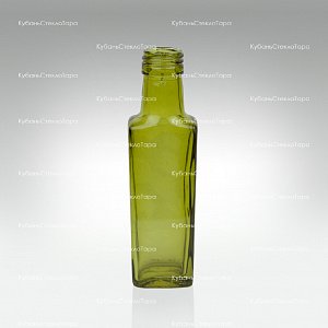 Бутылка 0,100  Гранит ВИНТ (28) Оливковая стекло оптом и по оптовым ценам в Красноярске