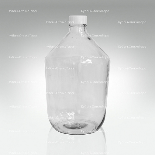 Бутыль 10,0 л Казацкий (прозрачный) стеклянный оптом и по оптовым ценам в Красноярске