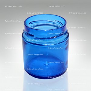 Стеклобанка 0,200  ТВИСТ (66)  Deep (синяя) банка стеклянная КСТ оптом и по оптовым ценам в Красноярске