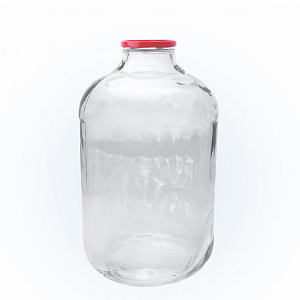 Бутыль  20,0 л стеклянный с крышкой оптом и по оптовым ценам в Красноярске