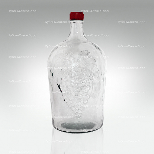 Винная бутылка 5 л (38) стекло с крышкой оптом и по оптовым ценам в Красноярске