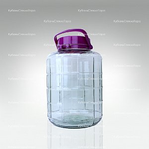 Бутыль (банка) стеклянный "фиолетовая" 12 л оптом и по оптовым ценам в Красноярске