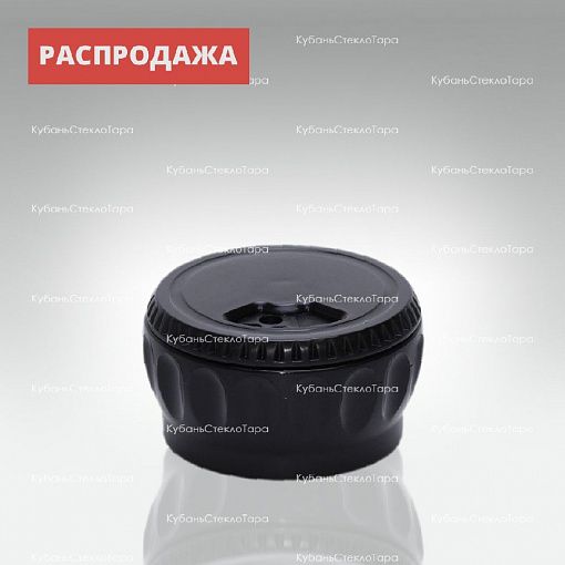 Крышка-дозатор для специй (38) черная   оптом и по оптовым ценам в Красноярске