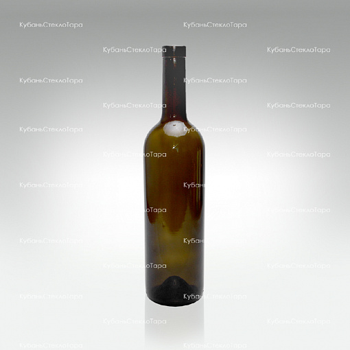 Бутылка 0,750 Бордо оливковая (П-29-А4) стекло оптом и по оптовым ценам в Красноярске
