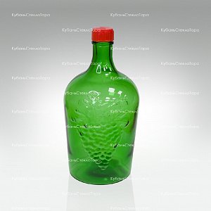 Винная бутылка 3 л (38) зеленая стекло оптом и по оптовым ценам в Красноярске