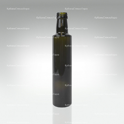 Бутылка 0,250  (31,5)"DORIKA" оливковая стекло оптом и по оптовым ценам в Красноярске