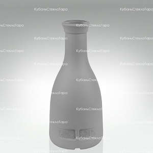 Бутылка 0,200-BELL (19*21) стекло серая матовая оптом и по оптовым ценам в Красноярске